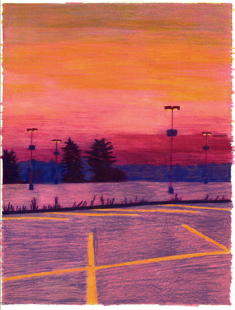 Parking Lot Sunset